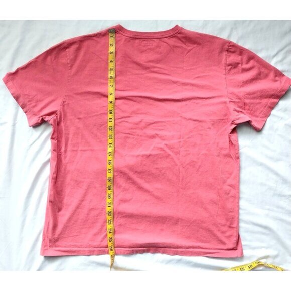 Polo Ralph Lauren Women's Pink V Neck Short Sleeve T Shirt Large - Picture 4 of 4